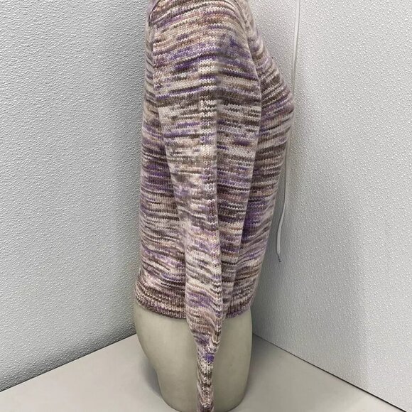 NEW SEZANE Women's Sweater Sven Wool Top Size S Violet Purple Multi - Picture 7 of 7